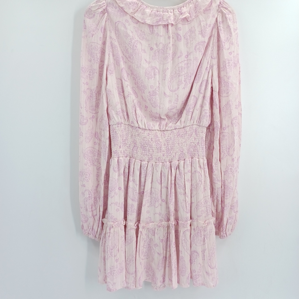 House of Harlow 1960 Liliac Paisley Mini Dress - Picture 3 of 9